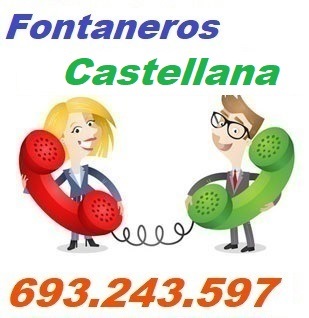 Telefono de la empresa fontaneros Castellana